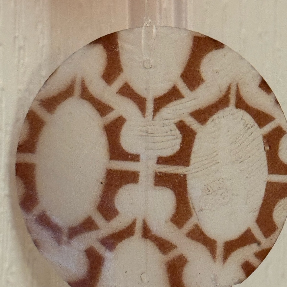Natural Capiz Shell Door Curtain (Set of 8), Orange, Red, Yellow, Brown, White - Picture 10 of 14